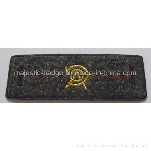 Black Twill Embroidered Patch (Hz 1001 P062)